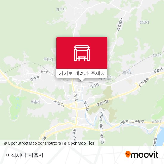 마석시내 지도