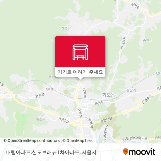 대림아파트.신도브래뉴1차아파트 지도