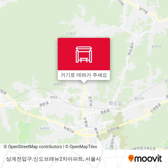 상계전입구.신도브래뉴2차아파트 지도