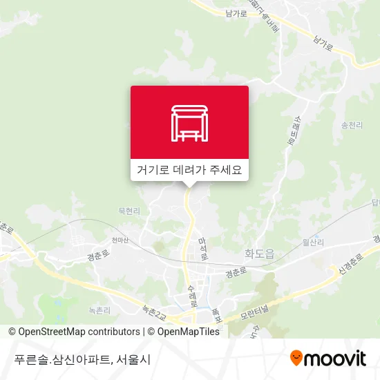 푸른솔.삼신아파트 지도