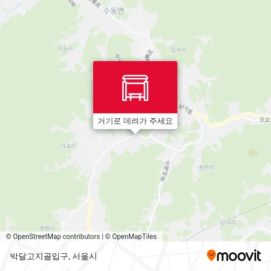 박달고지골입구 지도