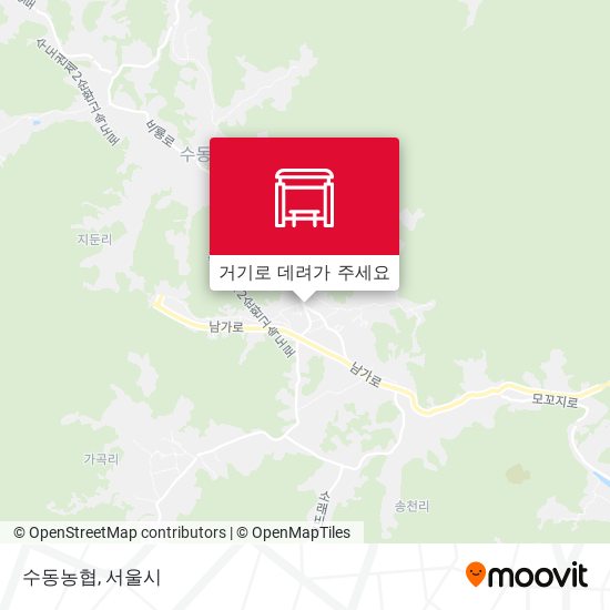 수동농협 지도