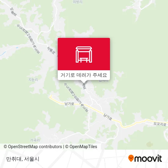만취대 지도