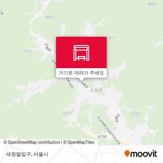 새창벌입구 지도