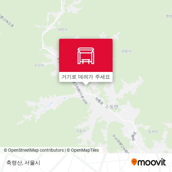 축령산 지도