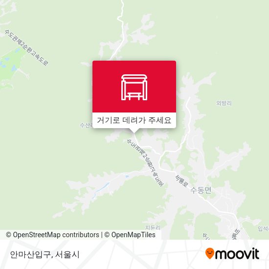 안마산입구 지도