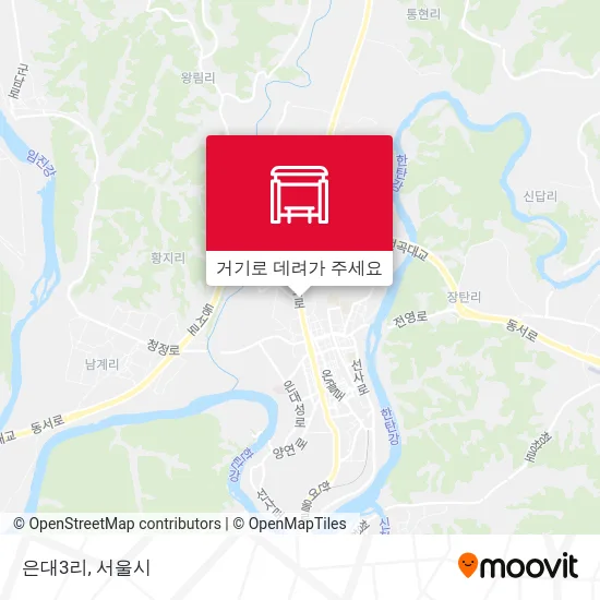 은대3리 지도