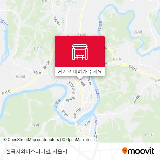 전곡시외버스터미널 지도