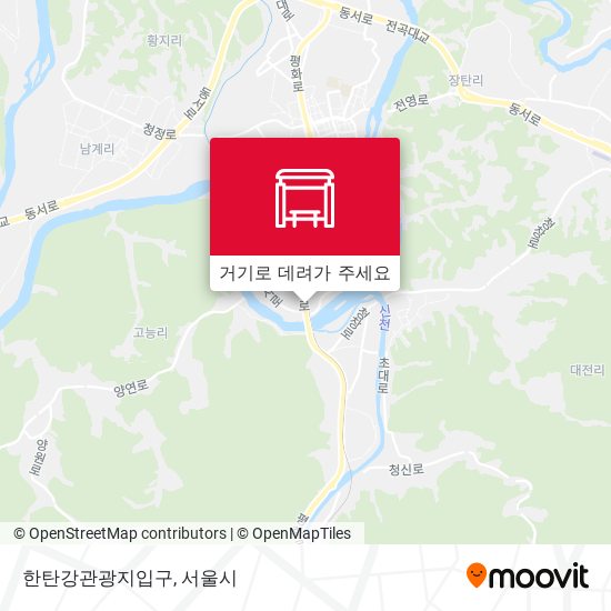 한탄강관광지입구 지도