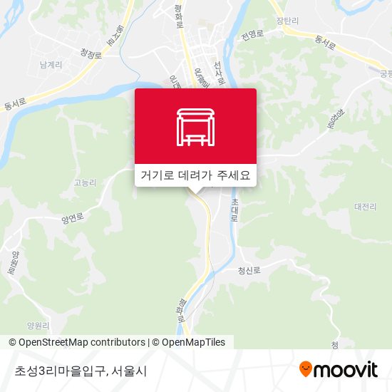 초성3리마을입구 지도