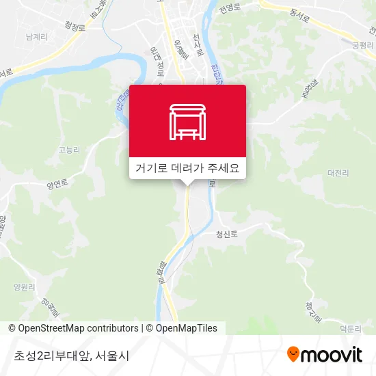 초성2리부대앞 지도