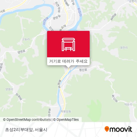 초성2리부대앞 지도