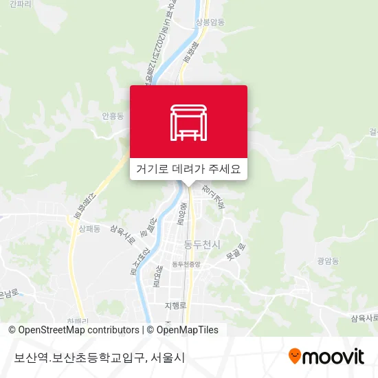 보산역.보산초등학교입구 지도
