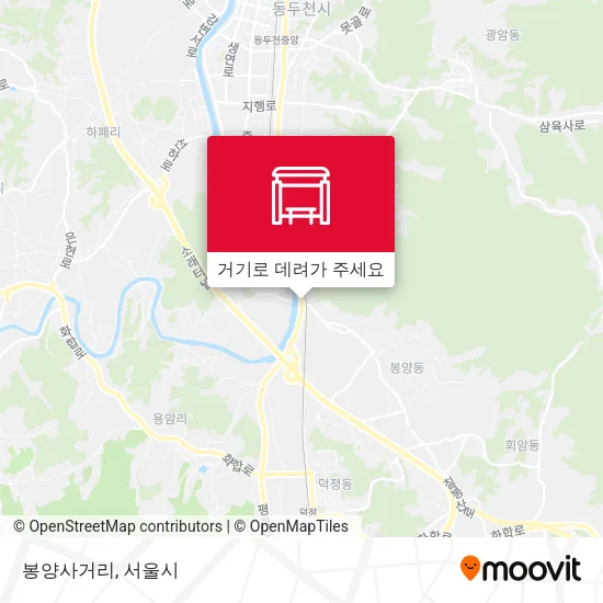 봉양사거리 지도