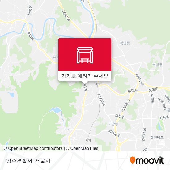 양주경찰서 지도