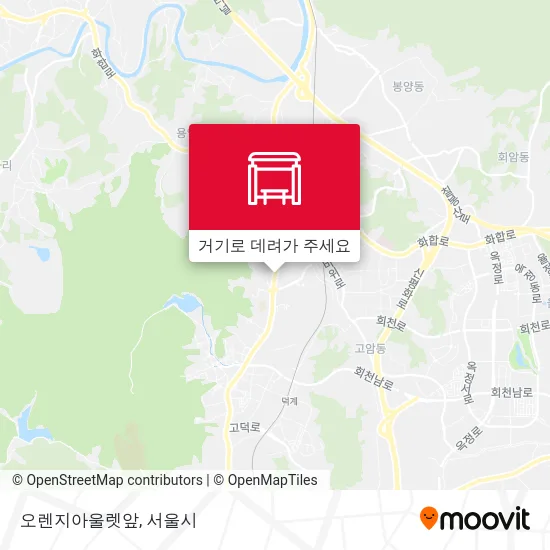 오렌지아울렛앞 지도