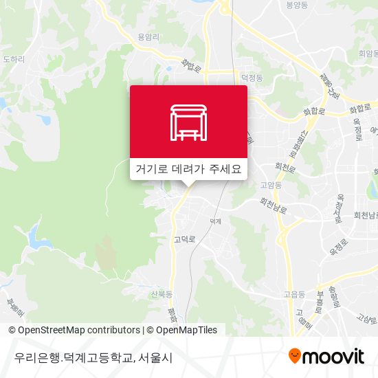 우리은행.덕계고등학교 지도