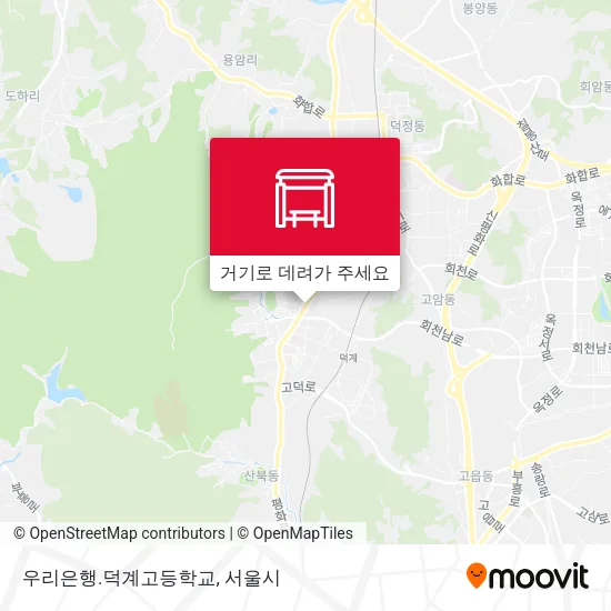 우리은행.덕계고등학교 지도