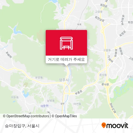 승마장입구 지도