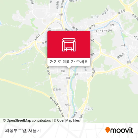의정부교앞 지도