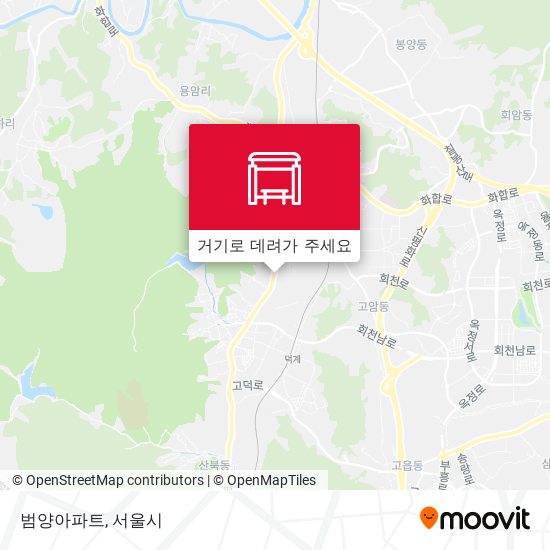 범양아파트 지도