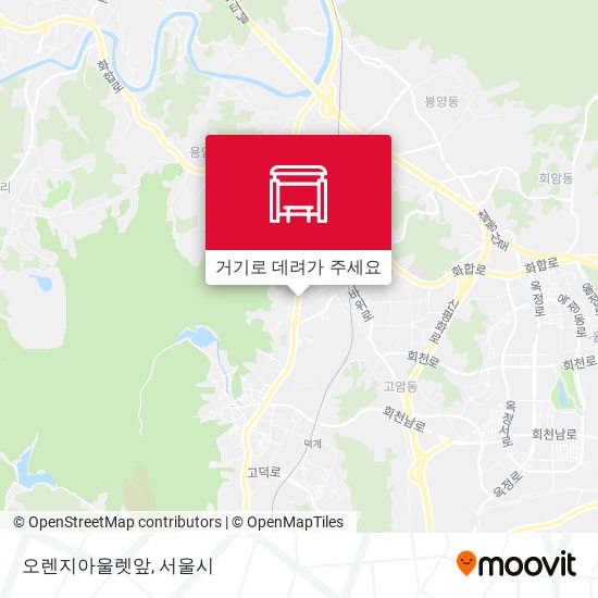 오렌지아울렛앞 지도