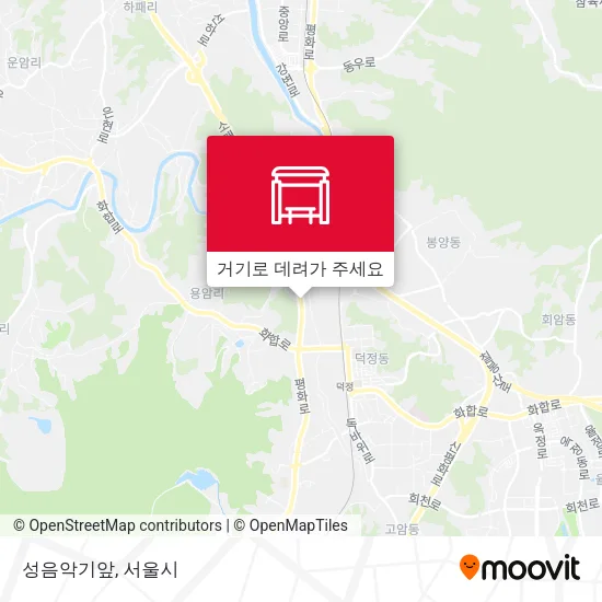 성음악기앞 지도