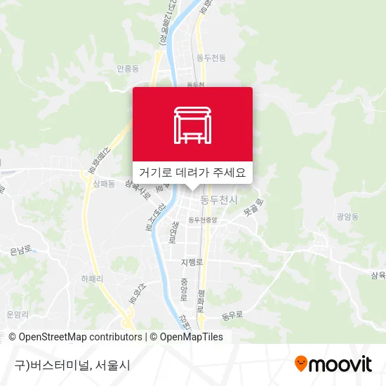 구)버스터미널 지도