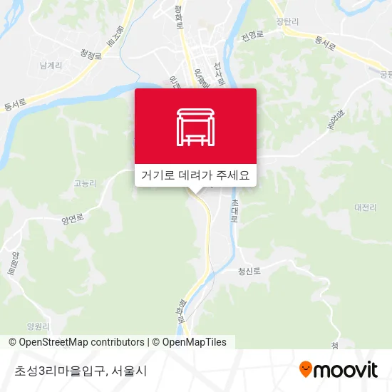 초성3리마을입구 지도