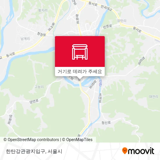 한탄강관광지입구 지도