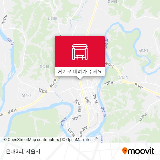 은대3리 지도