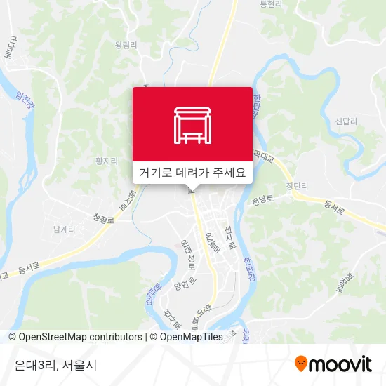 은대3리 지도