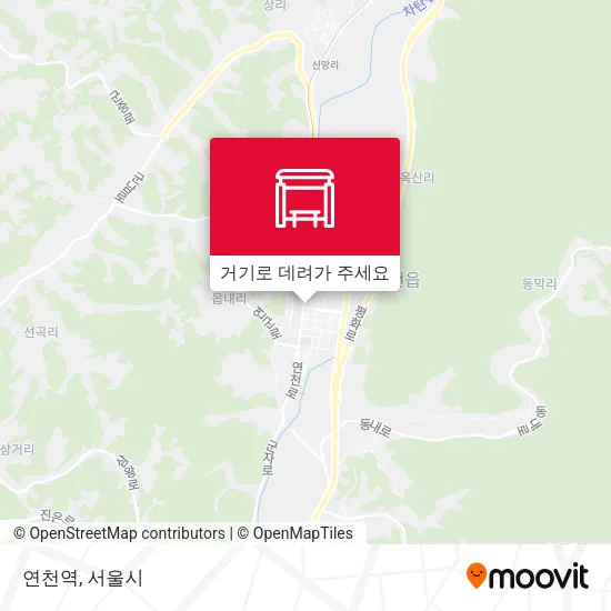 연천역 지도