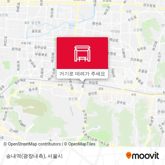 송내역(광장내측) 지도