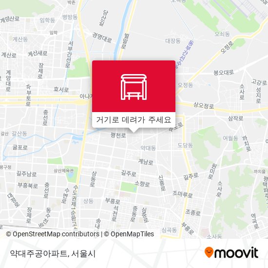 약대주공아파트 지도