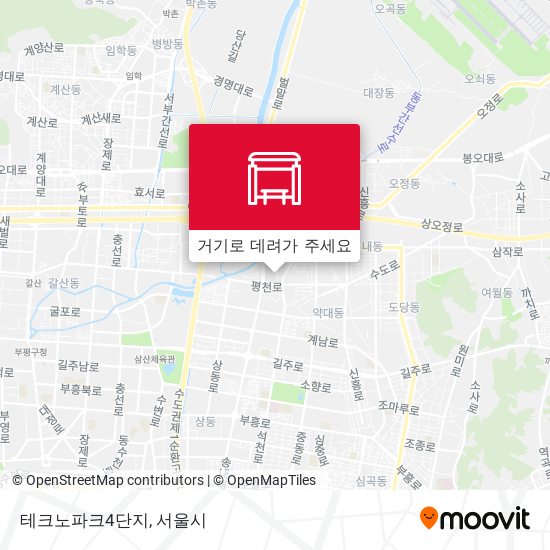 테크노파크4단지 지도