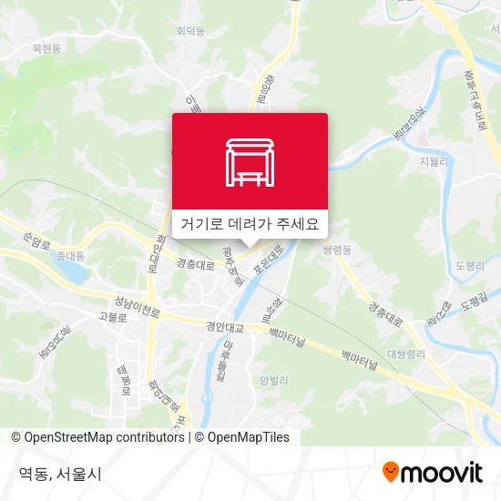 역동 지도