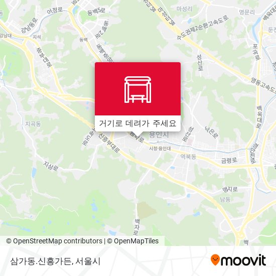 삼가동.신흥가든 지도