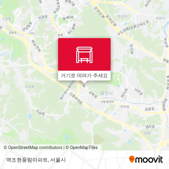 멱조현풍림아파트 지도