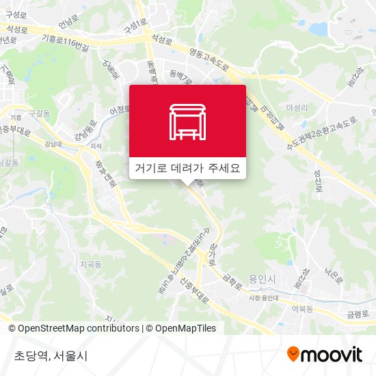 초당역 지도