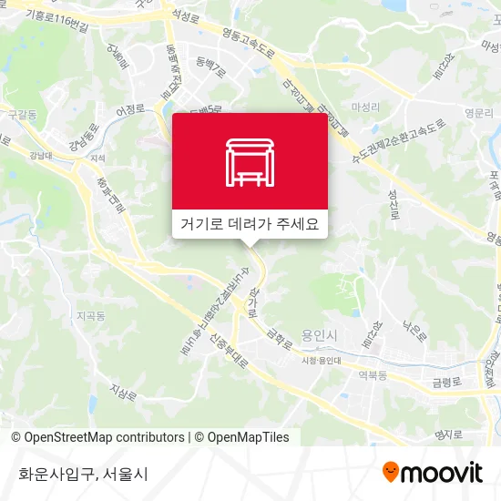 화운사입구 지도