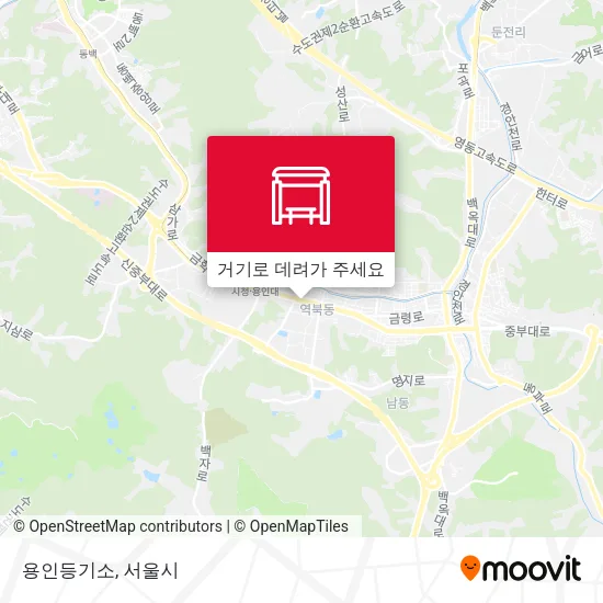 용인등기소 지도