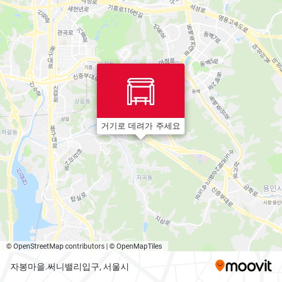 자봉마을.써니밸리입구 지도