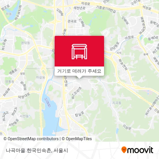 나곡마을.한국민속촌 지도