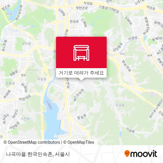 나곡마을.한국민속촌 지도
