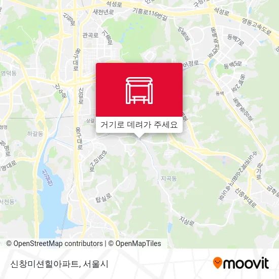 신창미션힐아파트 지도