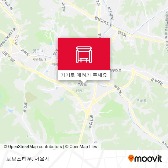 보보스타운 지도