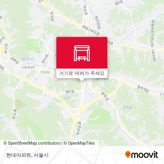 현대아파트 지도