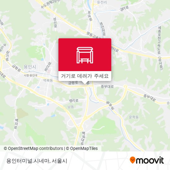 용인터미널.시네마 지도