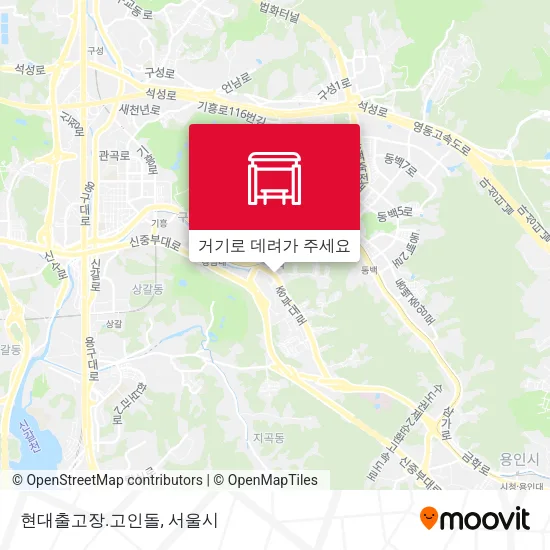 현대출고장.고인돌 지도